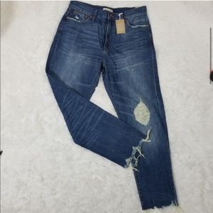 Madewell Perfect Summer Distressed Jeans 31 NWT